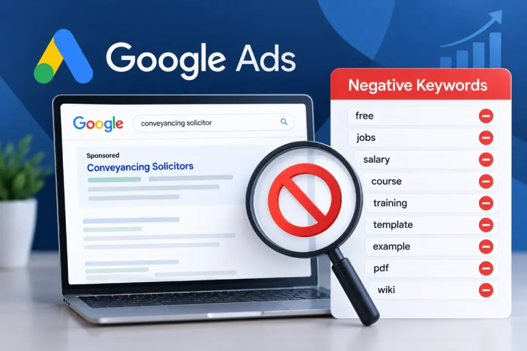Negative Keywords Are Essential for Law Firms and Estate Agents
