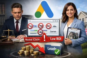 Negative Keywords Are Essential for Law Firms and Estate Agents