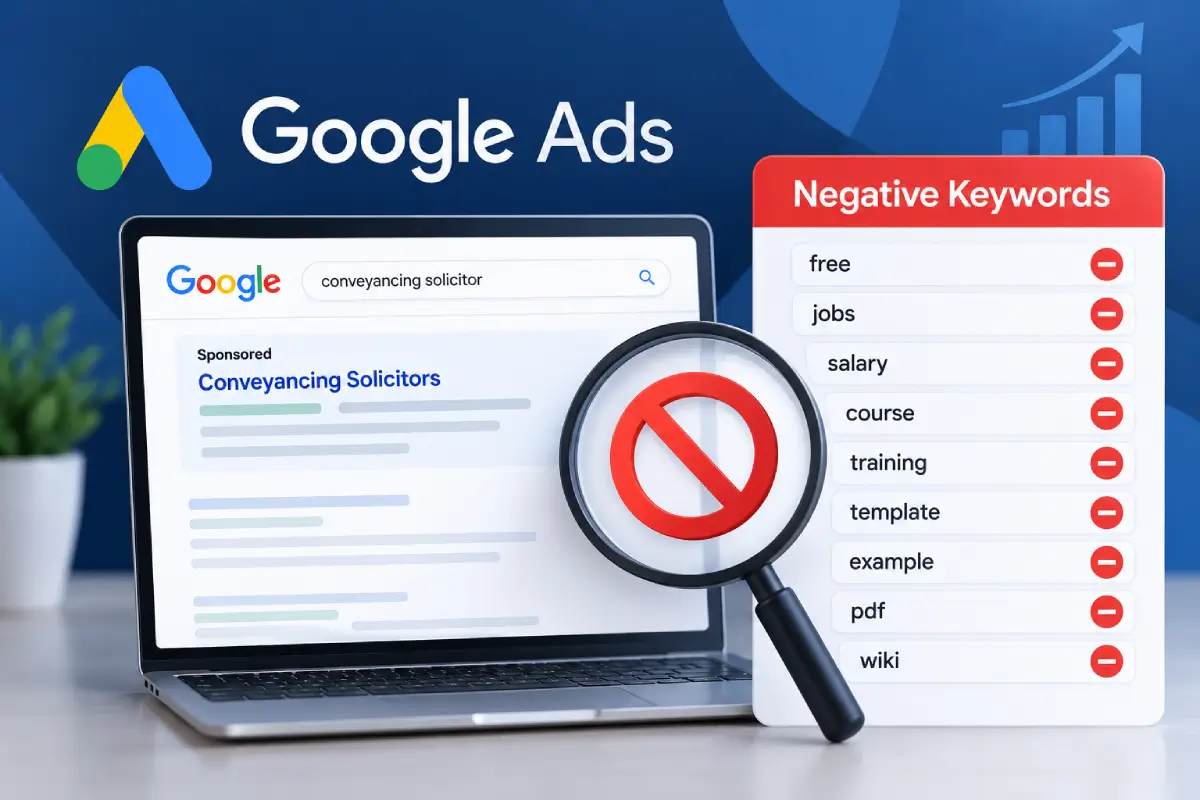 Negative Keywords Are Essential for Law Firms and Estate Agents