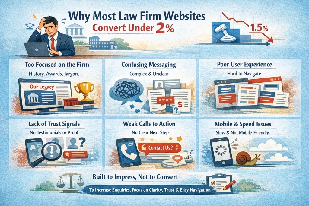 Why most law firm websites convert under 2%