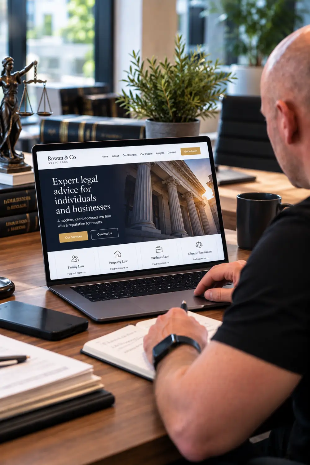 Website development for law firms and estate agencies