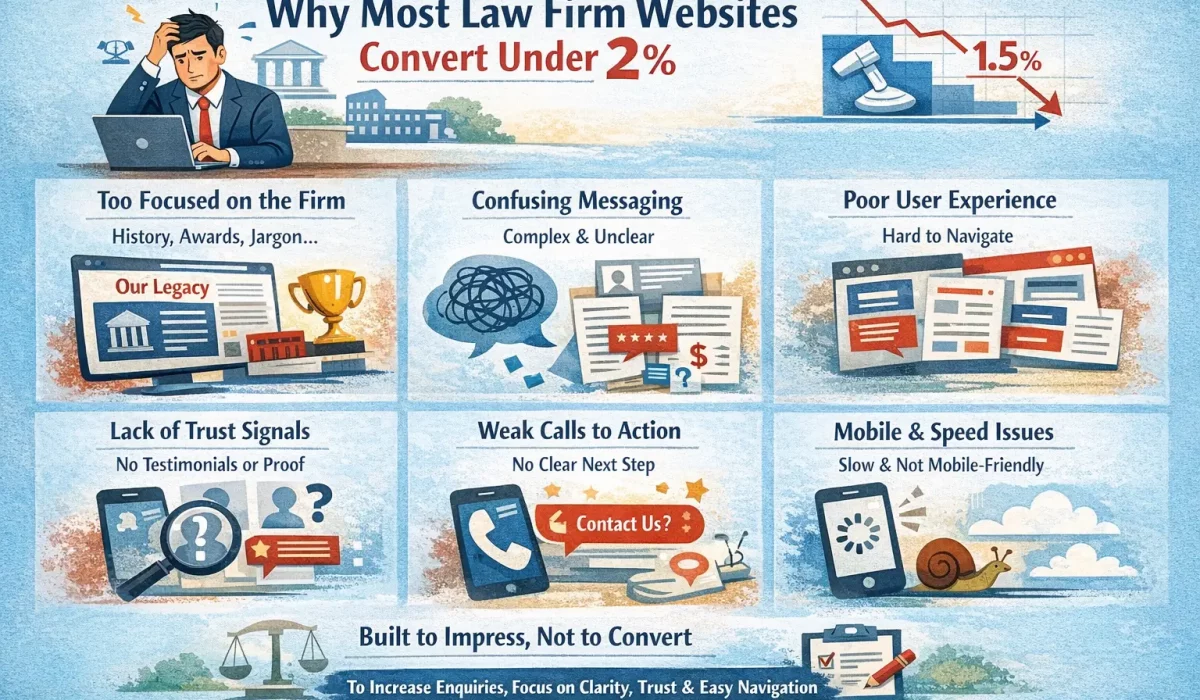 Why most law firm websites convert under 2%